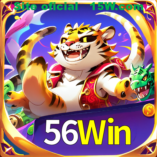 Imagem promocional da 56Win mostrando a plataforma e suas vantagens